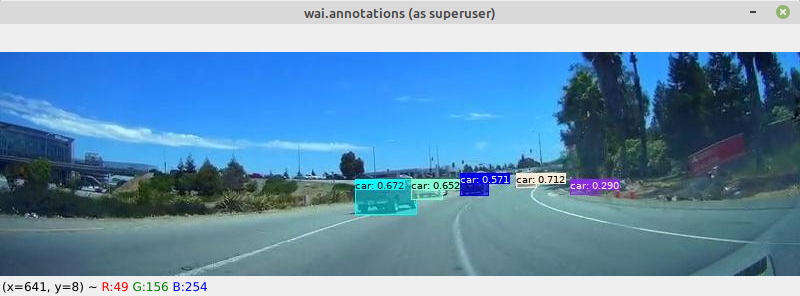 dashcam annotated